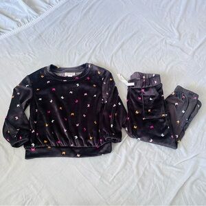 Cat & Jack Toddler Girls' 2pc Velour Butterfly Set size 3t